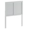 Merrick Lane Grady Raised Panel Wooden Adjustable Headboard Only